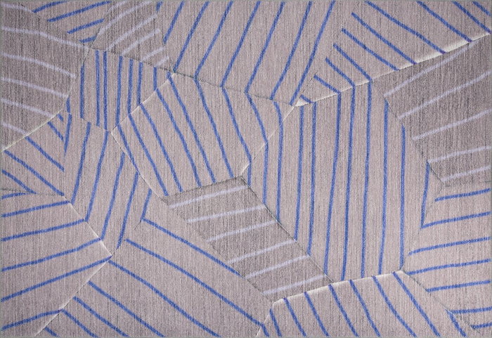 Conceptum Alfombra Funk Chenille Purple 150 x 230 cm